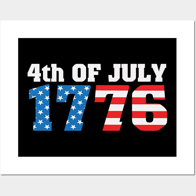 4th of July 1776 Wall Art by GoshaDron